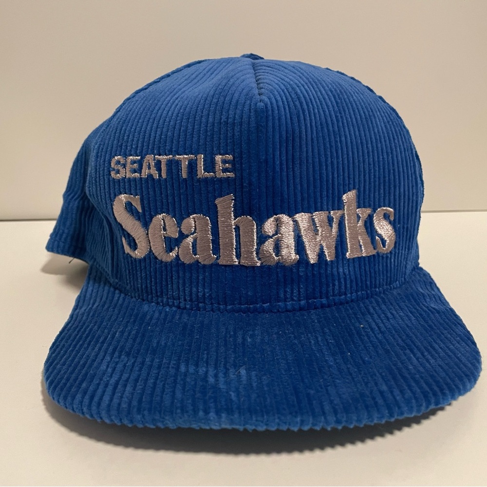 Vintage Seattle Seahawks corduroy hat